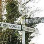 domestic removals barton stacey picture of sign post