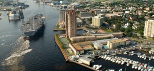 Moving to Portsmouth Ship in Portsmouth harbour