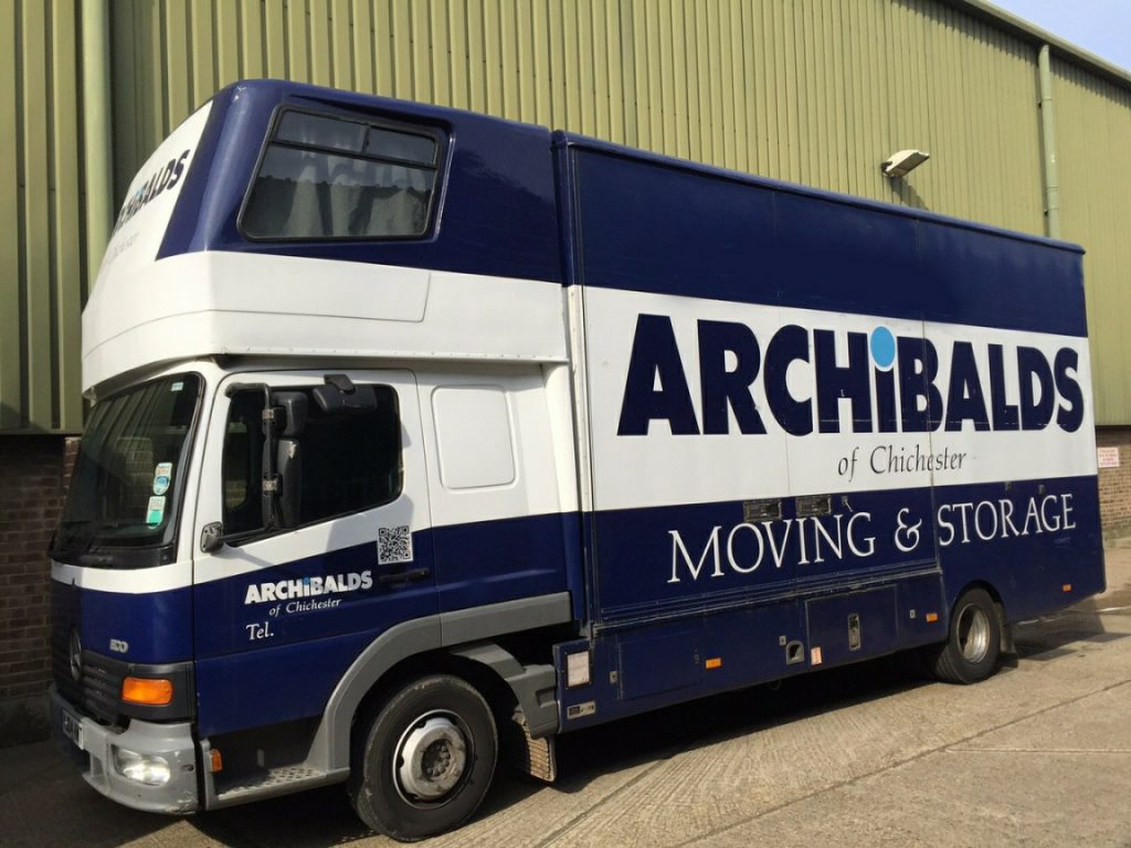 moving to handcross archibald removals & storage chichester truck image 